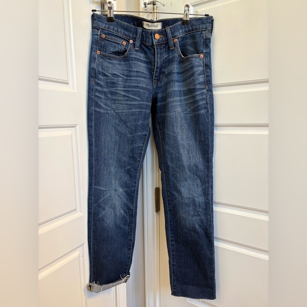 Madewell Slim Boyfriend with Raw Hem Size 24 - Picture 3 of 8
